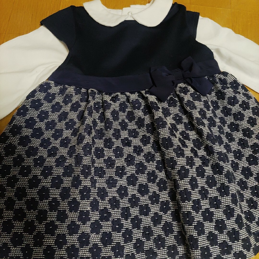 COMME CA ISM(コムサイズム)のコムサ　フォーマル　ワンピース　3点セット キッズ/ベビー/マタニティのベビー服(~85cm)(ワンピース)の商品写真