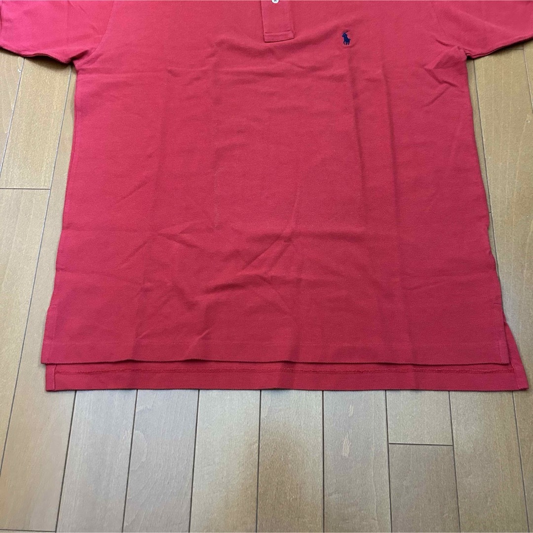 Ralph Lauren(ラルフローレン)の新品 USA製 90s POLO Ralph Lauren 半袖ポロシャツ 赤 メンズのトップス(ポロシャツ)の商品写真