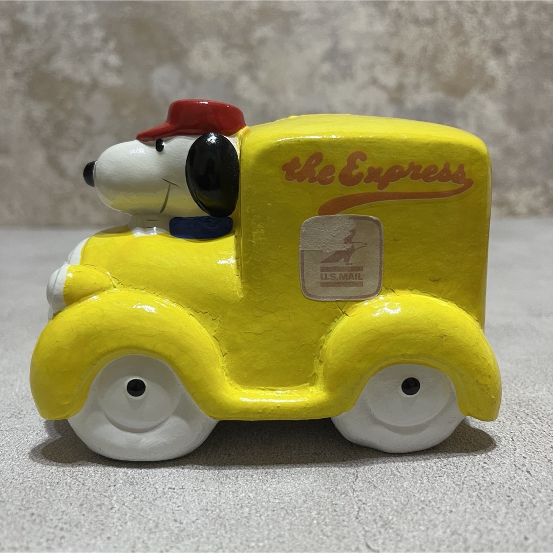 VINTAGE(ヴィンテージ)のSNOOPY ヴィンテージ 小物 貯金箱 PEANUTS アンティーク 置物 エンタメ/ホビーの美術品/アンティーク(その他)の商品写真