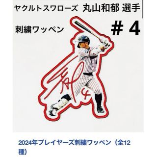 東京ヤクルトスワローズ - 【新品】ヤクルトスワローズ 2024年プレイヤーズ刺繍ワッペン 丸山和郁 選手