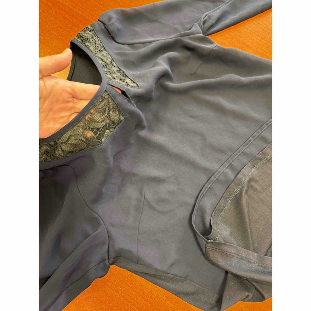 ANAYI(アナイ)のANAYI 夏用トップス　袖に透け感あり　38 レディースのトップス(カットソー(長袖/七分))の商品写真