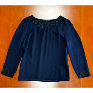 アナイ(ANAYI)のANAYI 夏用トップス　袖に透け感あり　38(カットソー(長袖/七分))