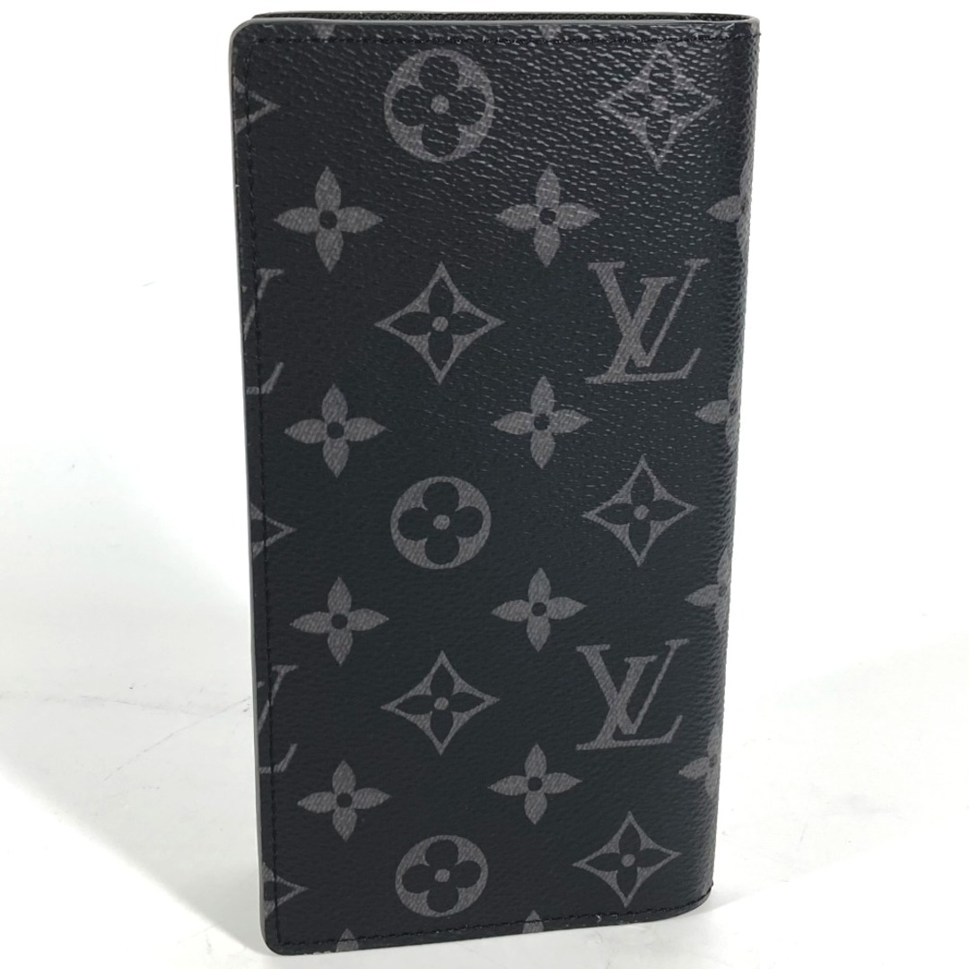 LOUIS VUITTON(ルイヴィトン)のルイヴィトン LOUIS VUITTON ポルトフォイユ・ブラザ M61697 モノグラムエクリプス ロングウォレット 2つ折り 長財布 モノグラムエクリプスキャンバス ブラック 未使用 メンズのファッション小物(長財布)の商品写真