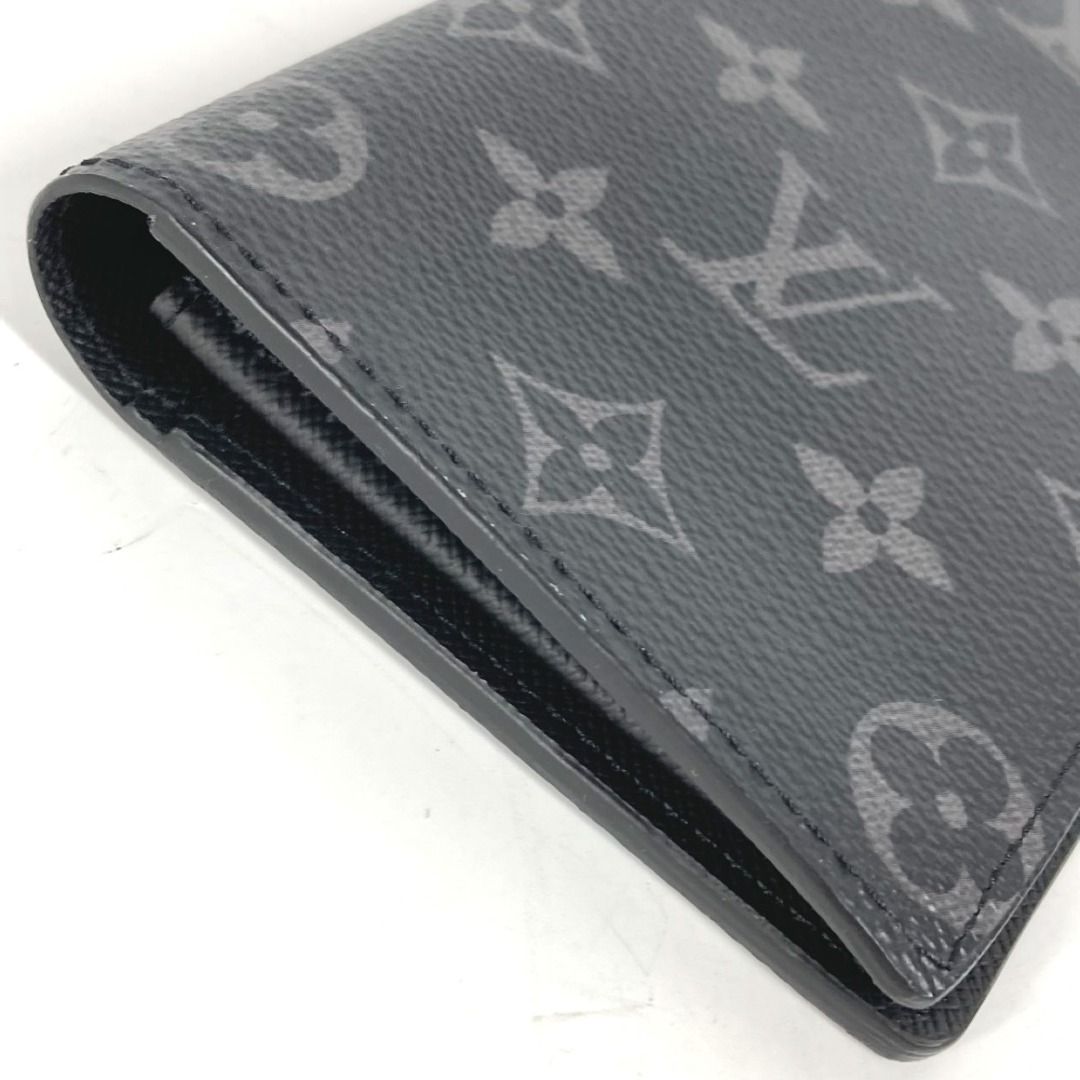 LOUIS VUITTON(ルイヴィトン)のルイヴィトン LOUIS VUITTON ポルトフォイユ・ブラザ M61697 モノグラムエクリプス ロングウォレット 2つ折り 長財布 モノグラムエクリプスキャンバス ブラック 未使用 メンズのファッション小物(長財布)の商品写真