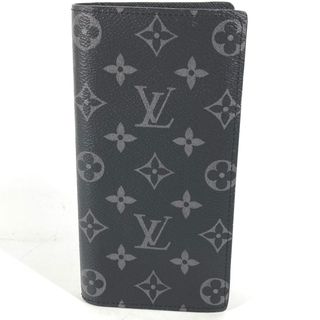 ルイヴィトン(LOUIS VUITTON)のルイヴィトン LOUIS VUITTON ポルトフォイユ・ブラザ M61697 モノグラムエクリプス ロングウォレット 2つ折り 長財布 モノグラムエクリプスキャンバス ブラック 未使用(長財布)