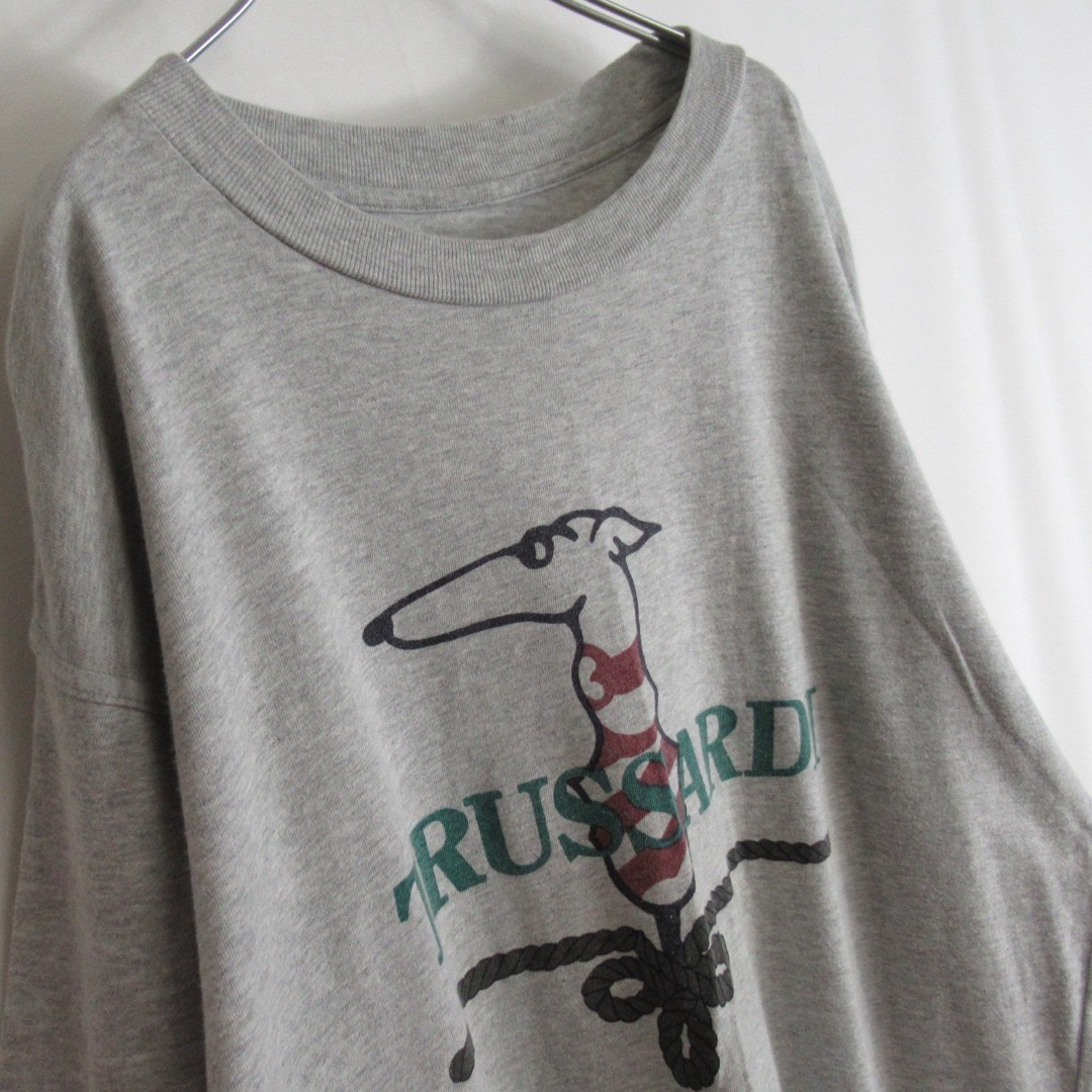 Trussardi(トラサルディ)のTRUSSARDI ビッグシルエット ロゴ Tシャツ プルオーバー トップス L メンズのトップス(Tシャツ/カットソー(半袖/袖なし))の商品写真