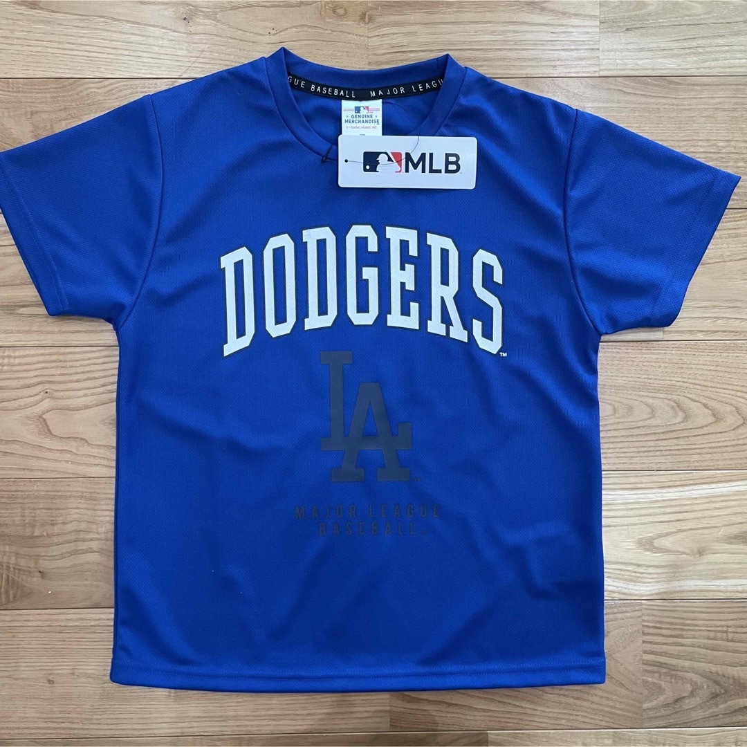 MLB(メジャーリーグベースボール)の【150】MLB公式　ドジャース　メッシュ素材　ドライ半袖Tシャツ●大谷翔平 キッズ/ベビー/マタニティのキッズ服男の子用(90cm~)(Tシャツ/カットソー)の商品写真