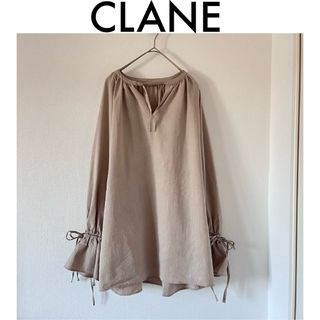 クラネ(CLANE)の【CLANE】GATHER TUNIC TOPS ギャザーチュニック　ブラウス(シャツ/ブラウス(長袖/七分))