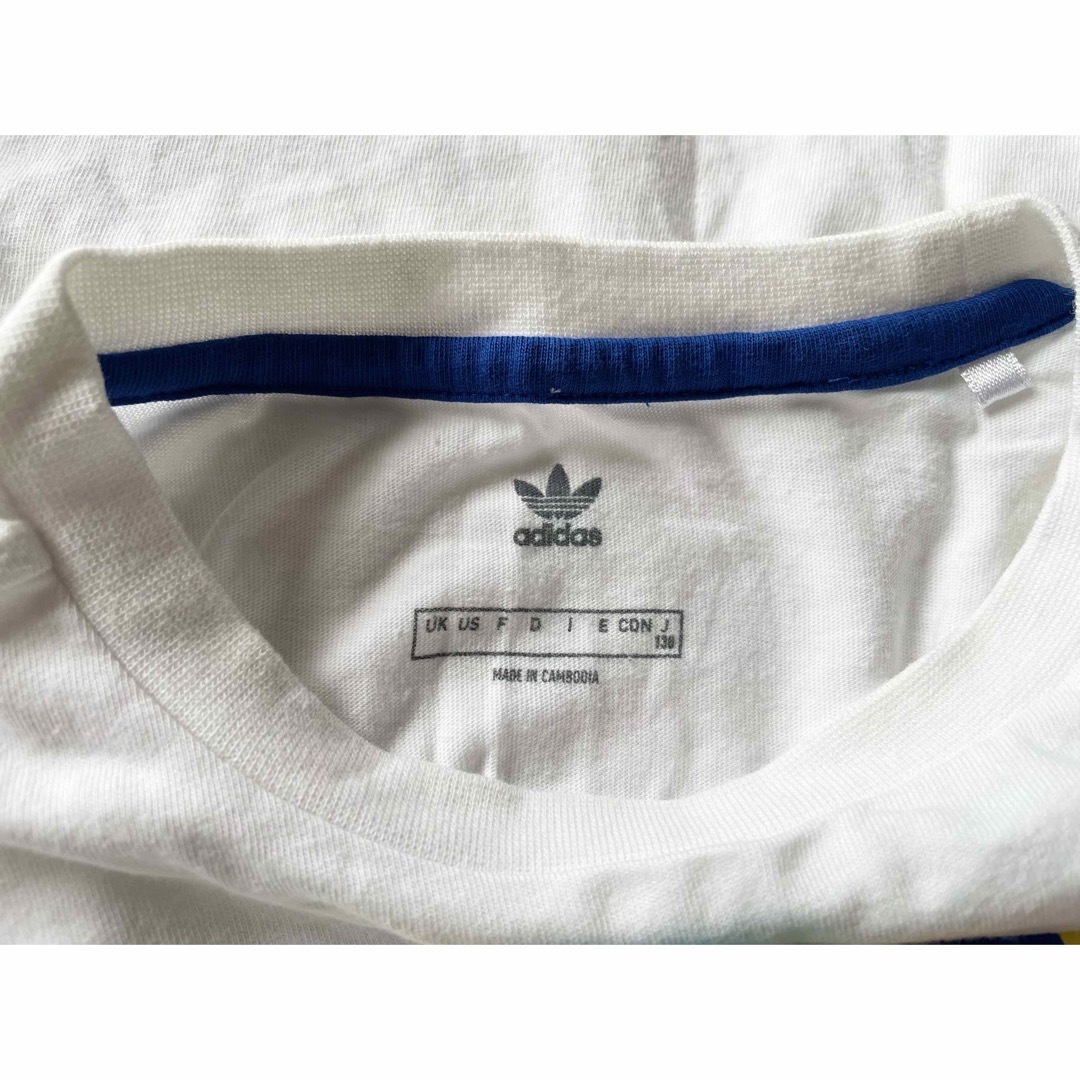 adidas(アディダス)のadidas セットアップ　上下セット　Tシャツ　ショートパンツ　半袖　130 キッズ/ベビー/マタニティのキッズ服男の子用(90cm~)(Tシャツ/カットソー)の商品写真