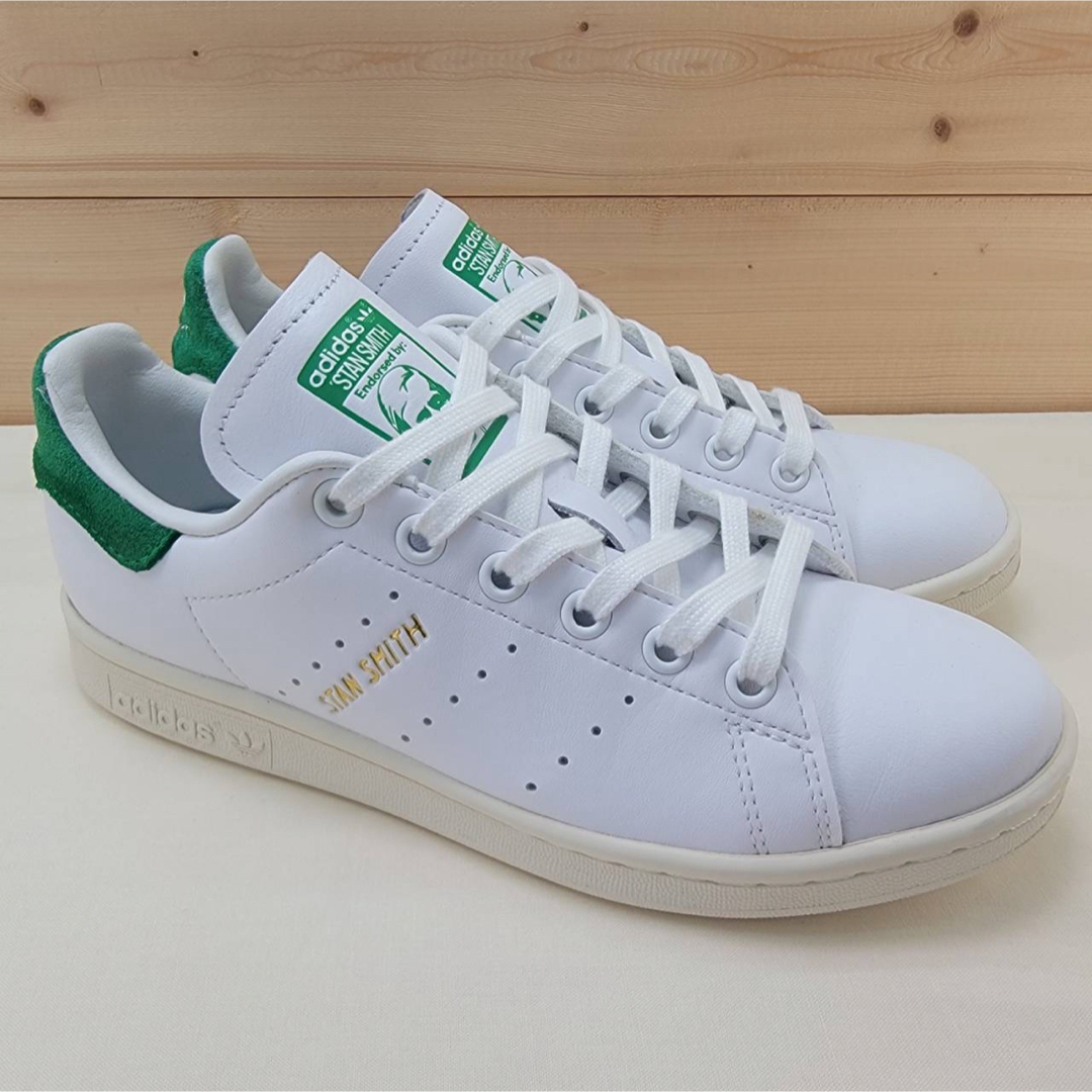 STANSMITH（adidas）(スタンスミス)のアディダス スタンスミス ホワイト/グリーン 23㎝ レディースの靴/シューズ(スニーカー)の商品写真