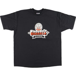 ヘインズ(Hanes)の古着 80年代 ヘインズ Hanes GRANNY’S KITCHEN グラニーズキッチン アドバタイジングTシャツ USA製 メンズXL ヴィンテージ /eaa443317(Tシャツ/カットソー(半袖/袖なし))