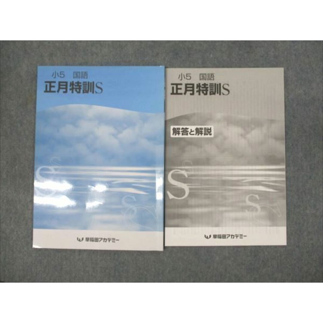 WM93-040 早稲田アカデミー 小5年 国語 正月特訓S 04s2B エンタメ/ホビーの本(語学/参考書)の商品写真