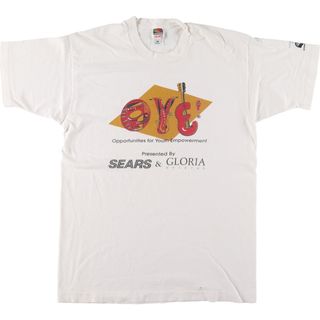 フルーツオブザルーム(FRUIT OF THE LOOM)の古着 90年代 フルーツオブザルーム FRUIT OF THE LOOM GLORIA ESTEFAN グロリアエステファン プリントTシャツ USA製 メンズL ヴィンテージ /eaa443321(Tシャツ/カットソー(半袖/袖なし))