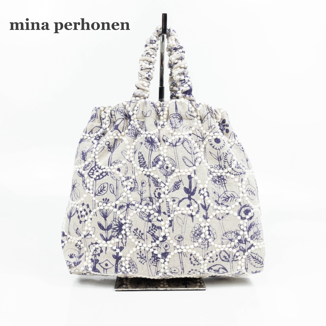 mina perhonen(ミナペルホネン)の【mina perhonen】ミナペルホネン　スキップバッグ　タンバリン レディースのバッグ(トートバッグ)の商品写真