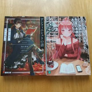 2冊セット アンフィニッシュトの書、いつか僕らが消えても、この物語が(文学/小説)