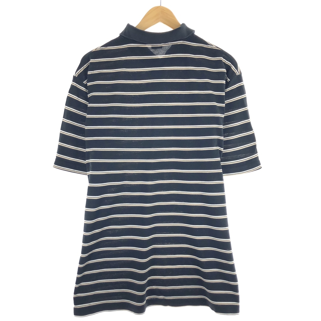 Ralph Lauren(ラルフローレン)の古着 ラルフローレン Ralph Lauren POLO GOLF ポロゴルフ 半袖 ボーダー ポロシャツ メンズXL /eaa447918 メンズのトップス(ポロシャツ)の商品写真