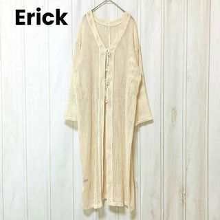 st947 Erick エリック/メッシュロングカーディガン(カーディガン)