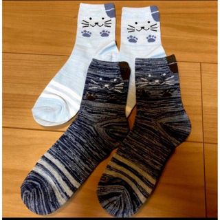 さわやかドライ加工　ねこちゃんソックス セット(ソックス)