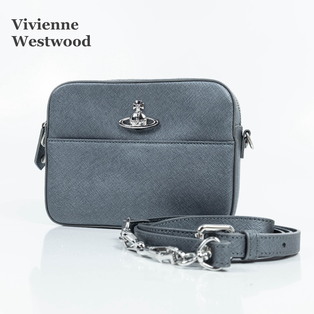 Vivienne Westwood(ヴィヴィアンウエストウッド)の【Vivienne Westwood】ショルダーバッグ　オーブ　レザー　極美品 レディースのバッグ(ショルダーバッグ)の商品写真