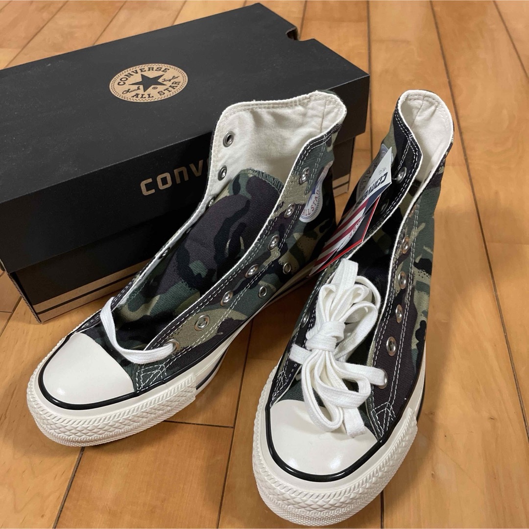 CONVERSE(コンバース)のコンバース オールスター ハイカット カモフラ 迷彩 23.5 レディースの靴/シューズ(スニーカー)の商品写真