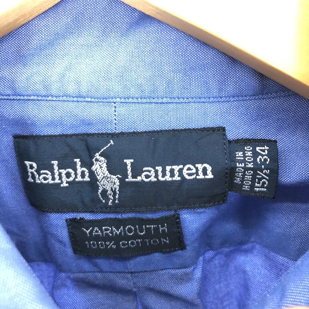 Ralph Lauren(ラルフローレン)の古着 ラルフローレン Ralph Lauren YARMOUTH 長袖 ボタンダウンシャツ メンズM /eaa447177 メンズのトップス(シャツ)の商品写真
