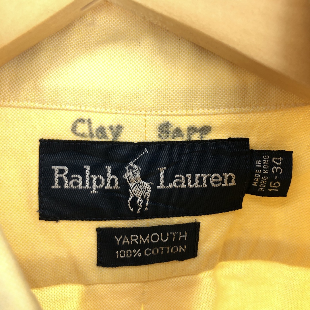 Ralph Lauren(ラルフローレン)の古着 ラルフローレン Ralph Lauren YARMOUTH 長袖 ボタンダウンシャツ メンズL /eaa447182 メンズのトップス(シャツ)の商品写真