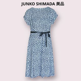 ジュンコシマダ(JUNKO SHIMADA)のジュンコシマダ　チューリップ柄ゆったりワンピース(その他)