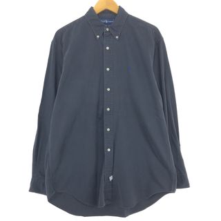 ラルフローレン(Ralph Lauren)の古着 ラルフローレン Ralph Lauren 長袖 ボタンダウンシャツ メンズM /eaa447945(シャツ)