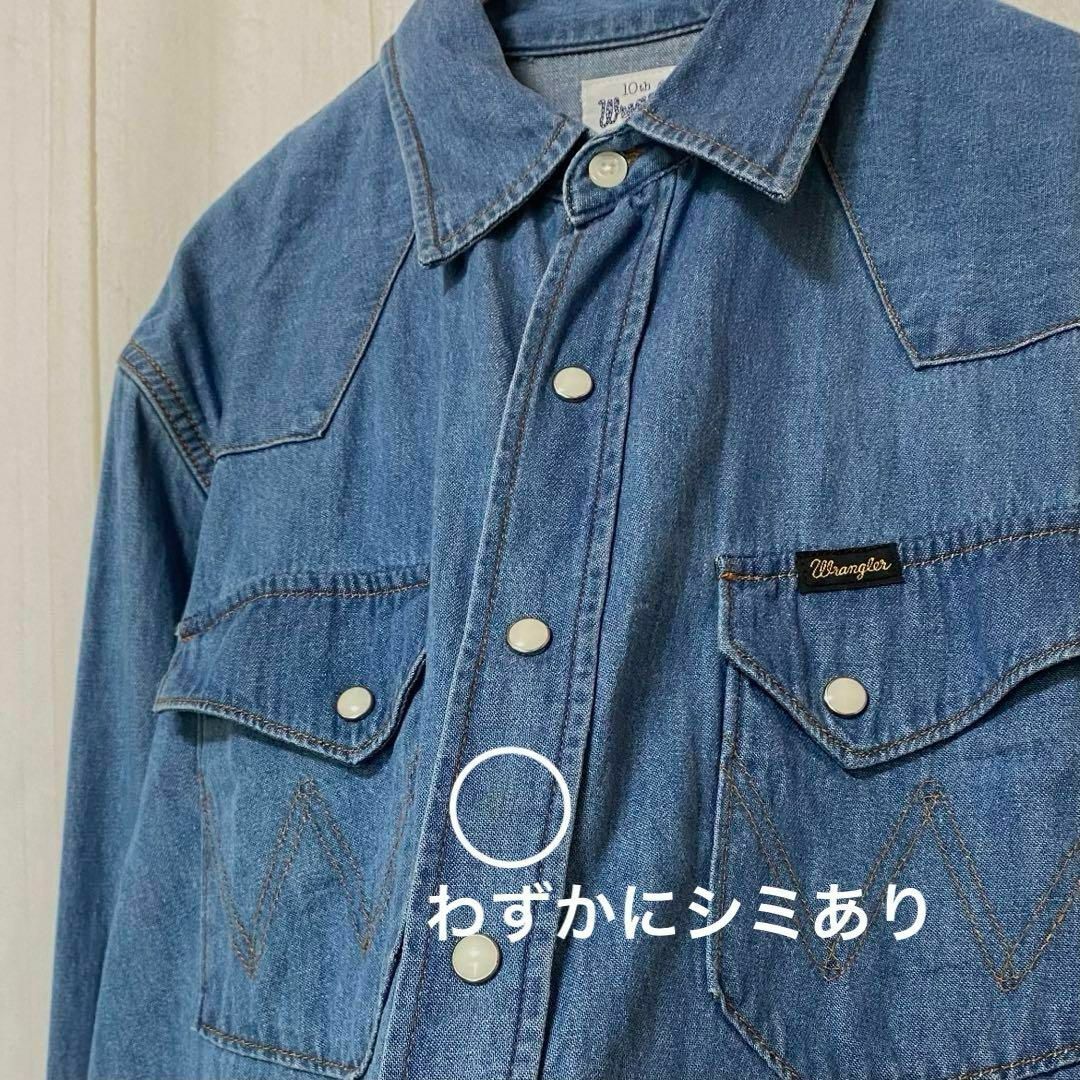 Wrangler(ラングラー)のst949ラングラー ショコラフィネローブ10h/長袖デニムシャツ レディースのトップス(シャツ/ブラウス(長袖/七分))の商品写真