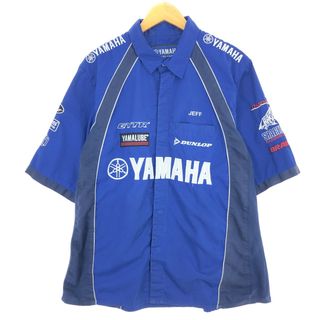 古着 JH.Design YAMAHA ヤマハ 半袖 レーシングシャツ メンズL /eaa443090(シャツ)