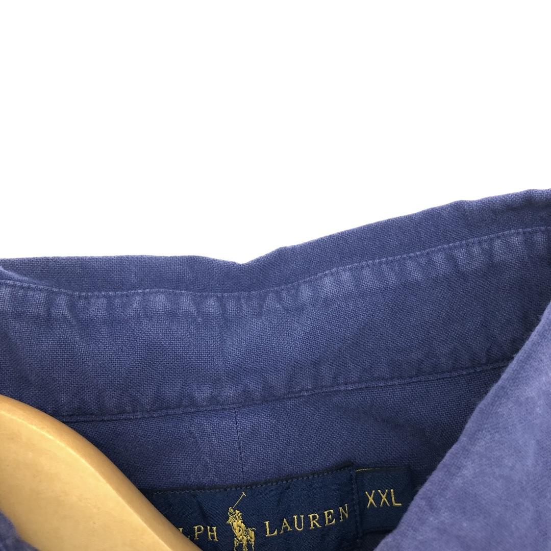 Ralph Lauren(ラルフローレン)の古着 ラルフローレン Ralph Lauren 半袖 ボタンダウンシャツ メンズXXL /eaa443091 メンズのトップス(シャツ)の商品写真