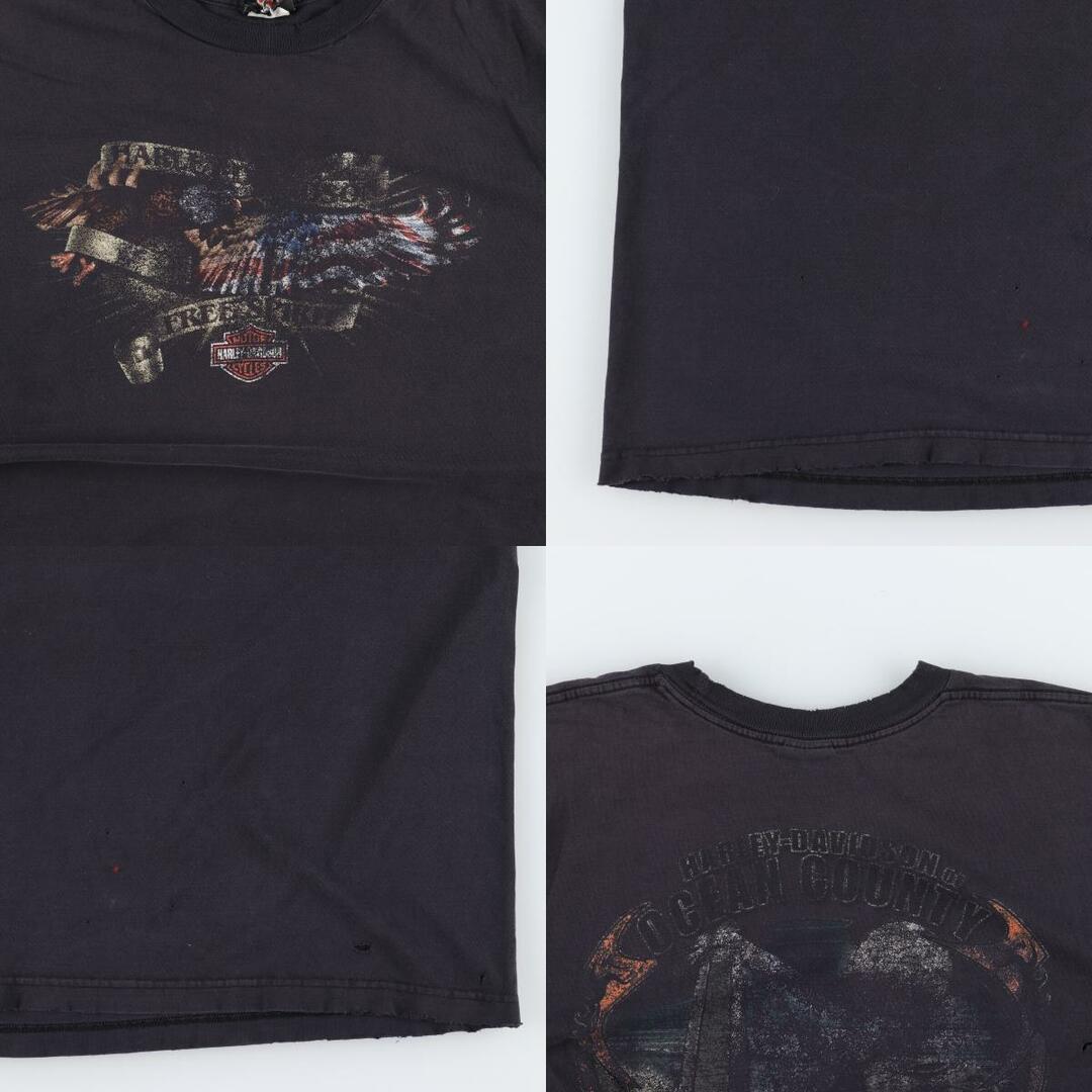 Harley Davidson(ハーレーダビッドソン)の古着 90年代 ハーレーダビッドソン Harley-Davidson モーターサイクル バイクTシャツ メンズL ヴィンテージ /eaa443312 メンズのトップス(Tシャツ/カットソー(半袖/袖なし))の商品写真