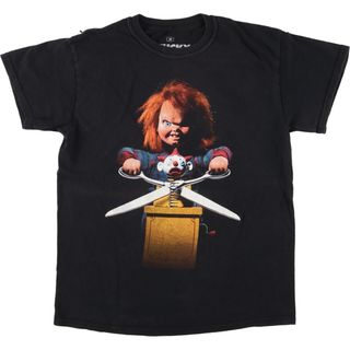 古着 CHUCKY チャッキー 映画 ムービーTシャツ メンズM /eaa443430(Tシャツ/カットソー(半袖/袖なし))