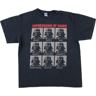 古着 STAR WARS スターウォーズ ダースベイダー 映画 ムービーTシャツ メンズL /eaa443431(Tシャツ/カットソー(半袖/袖なし))