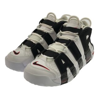 ナイキ(NIKE)のNIKE ナイキ AIR MORE UPTEMPO WHITE BLACK UNIVERSITY RED エア モアアップテンポ ホワイト スニーカー シューズ(スニーカー)