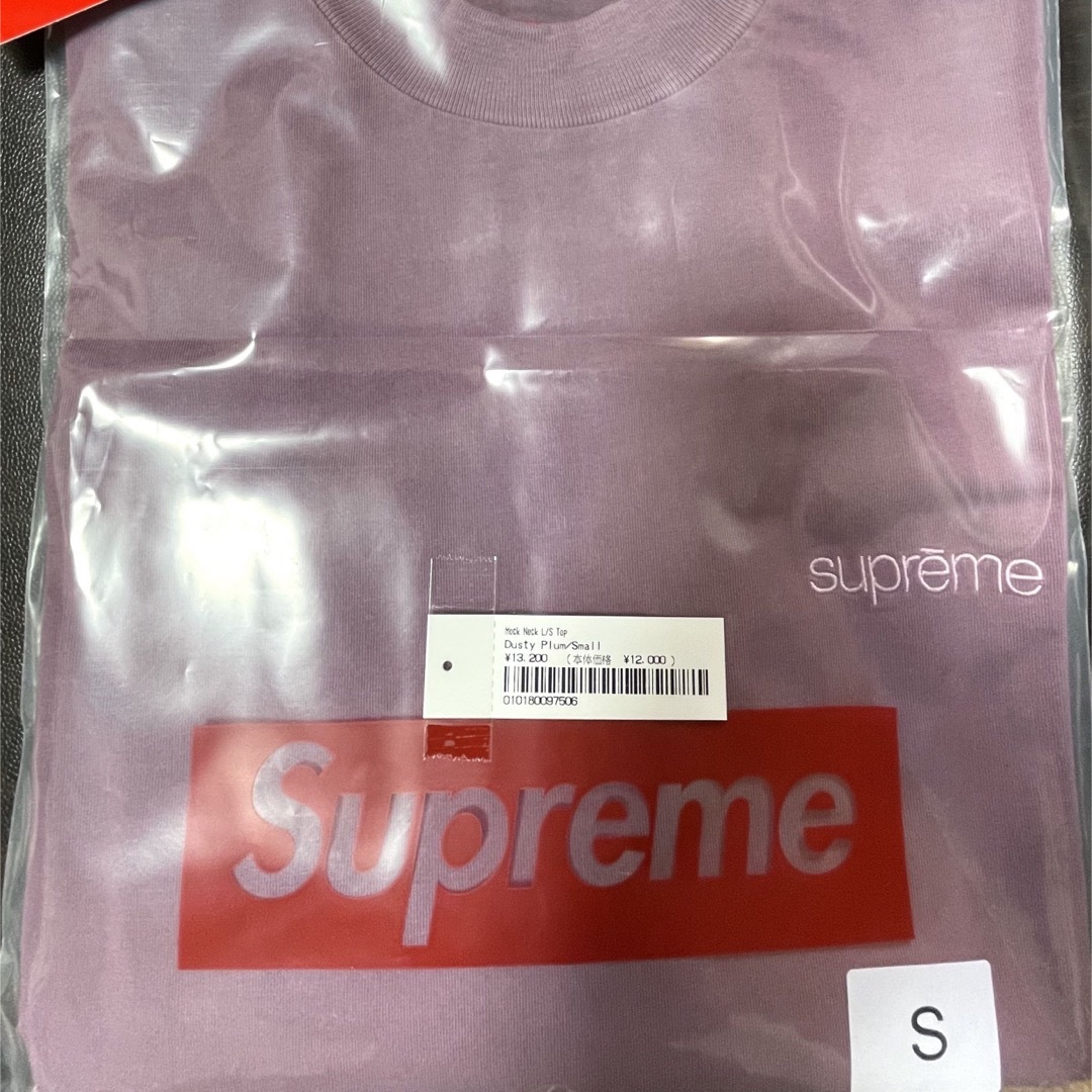 Supreme(シュプリーム)の【S】Supreme Mock Neck L/S Top ロンT シュプリーム  メンズのトップス(Tシャツ/カットソー(七分/長袖))の商品写真