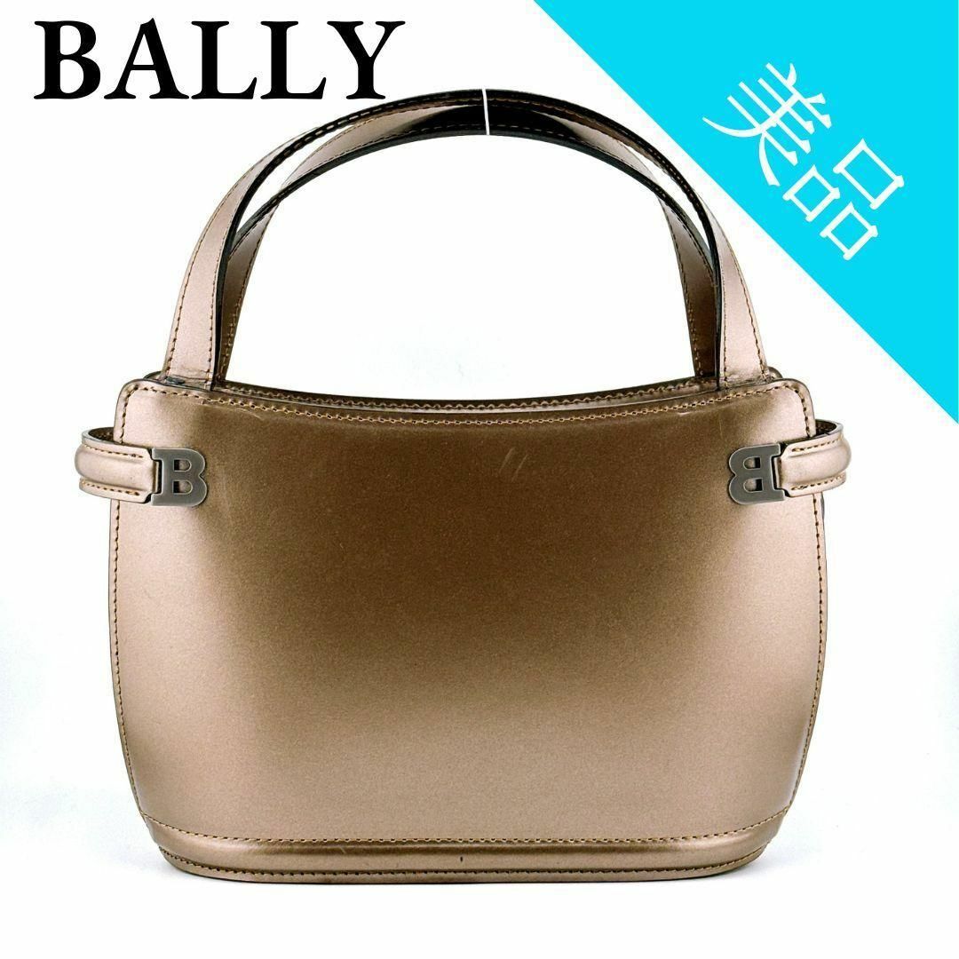 Bally(バリー)のバリー レザー ハンドバッグ ミニバッグ パーティーバッグ ブロンズ ブラウン レディースのバッグ(ハンドバッグ)の商品写真