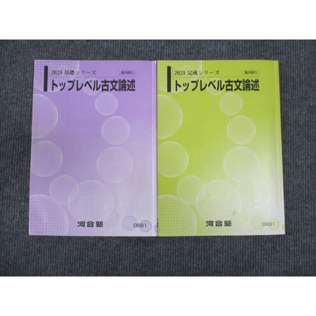 WM29-041 河合塾 トップレベル古文論述 通年セット 2023 基礎・完成シリーズ 計2冊 15S0C エンタメ/ホビーの本(語学/参考書)の商品写真