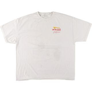 古着 IN-N-OUT BURGER バックプリント アドバタイジングTシャツ メンズXXL /eaa446351(Tシャツ/カットソー(半袖/袖なし))