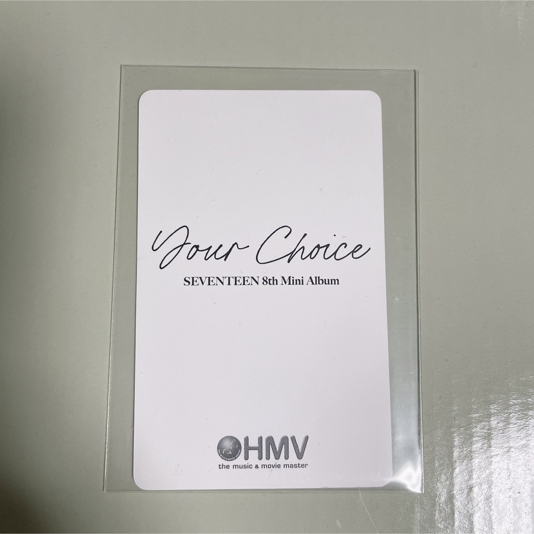 SEVENTEEN  your choice hmvトレカ ドギョム エンタメ/ホビーのCD(K-POP/アジア)の商品写真