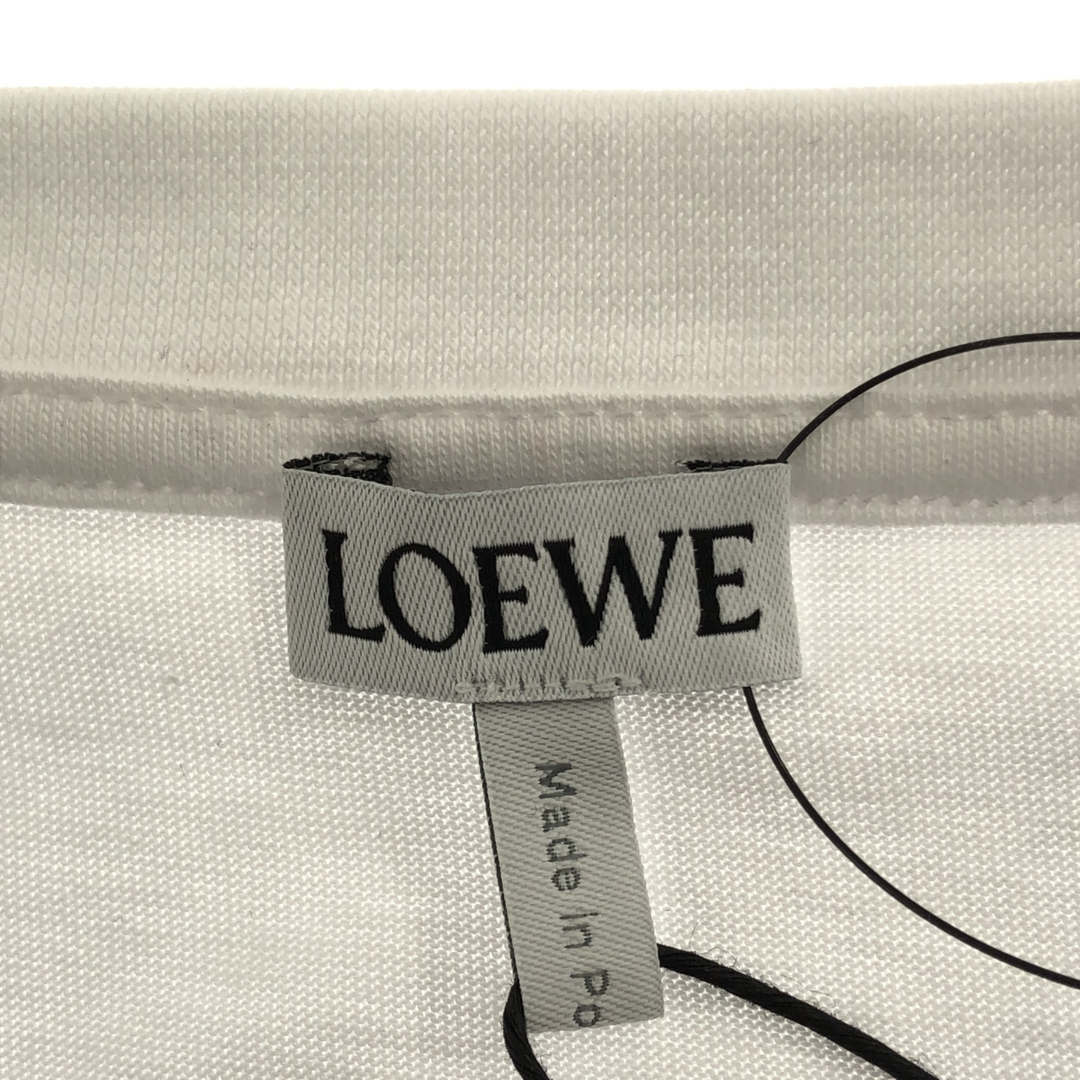 LOEWE(ロエベ)のLOEWE ロエベ ロゴ S/S Tee H526Y22X75 トップス ロゴ 半袖 ホワイト コットン ポリエステル ポリウレタン ポルトガル製 メンズのトップス(Tシャツ/カットソー(半袖/袖なし))の商品写真