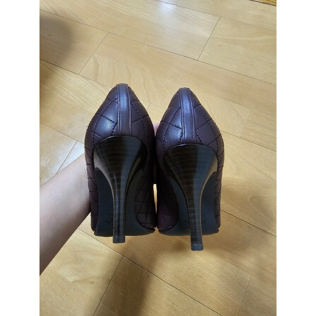 GINZA Kanematsu(ギンザカネマツ)の銀座かねまつ　キルティングパンプス　23.5cm レディースの靴/シューズ(ハイヒール/パンプス)の商品写真