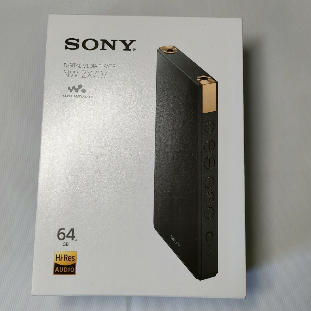 SONY(ソニー)の【新品・未開封】ソニー　NW-ZX707　ウォークマン　WALKMAN　64GB スマホ/家電/カメラのオーディオ機器(ポータブルプレーヤー)の商品写真