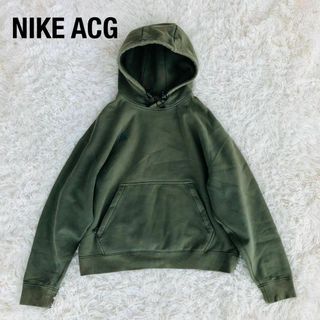 NIKE - NIKEナイキACG　スウェットパーカー　カーキオリーブ　Lスエットパーカー