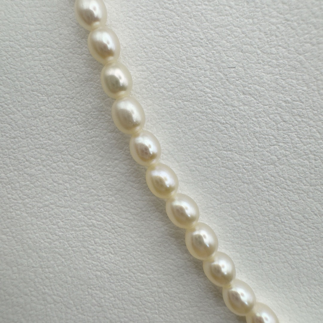 MIKIMOTO(ミキモト)のミキモト 淡水パールネックレスk18 レディースのアクセサリー(ネックレス)の商品写真