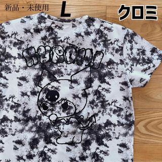 【L】サンリオ　クロミ　バックプリント半袖Tシャツ　レディース●スポーツウェア