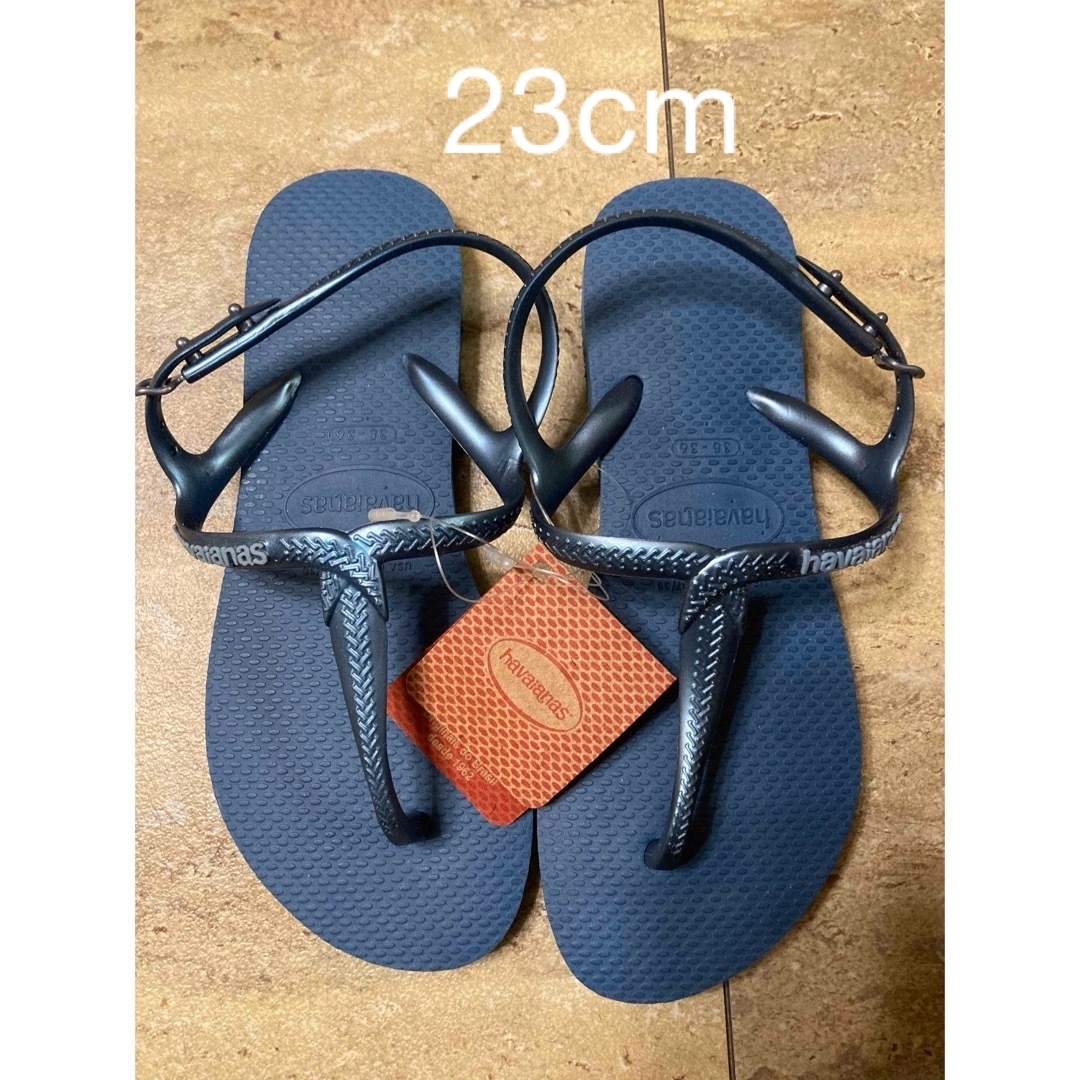 havaianas(ハワイアナス)のHavaianas ハワイアナス　ビーチサンダル　23cm 新品 レディースの靴/シューズ(ビーチサンダル)の商品写真