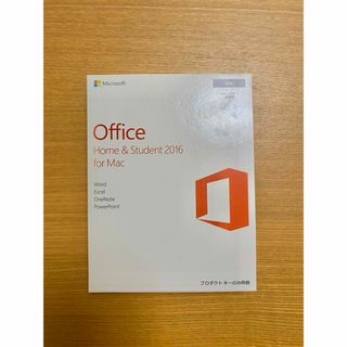 マイクロソフト(Microsoft)の【Office Home＆Student 2016 for Mac】1台分(PC周辺機器)