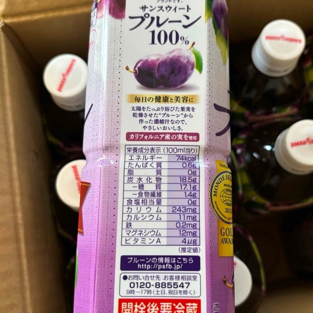 ポッカサッポロ(ポッカサッポロ)のポッカサッポロ サンスウィート プルーン100%ジュース 900mL 食品/飲料/酒の飲料(ソフトドリンク)の商品写真