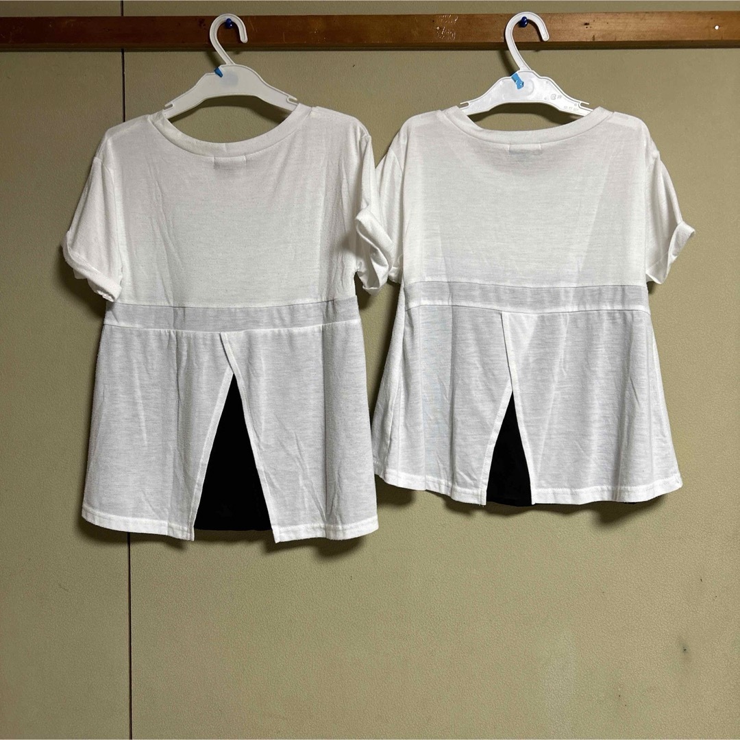 女の子　130 140  Tシャツ　2枚セット キッズ/ベビー/マタニティのキッズ服女の子用(90cm~)(Tシャツ/カットソー)の商品写真